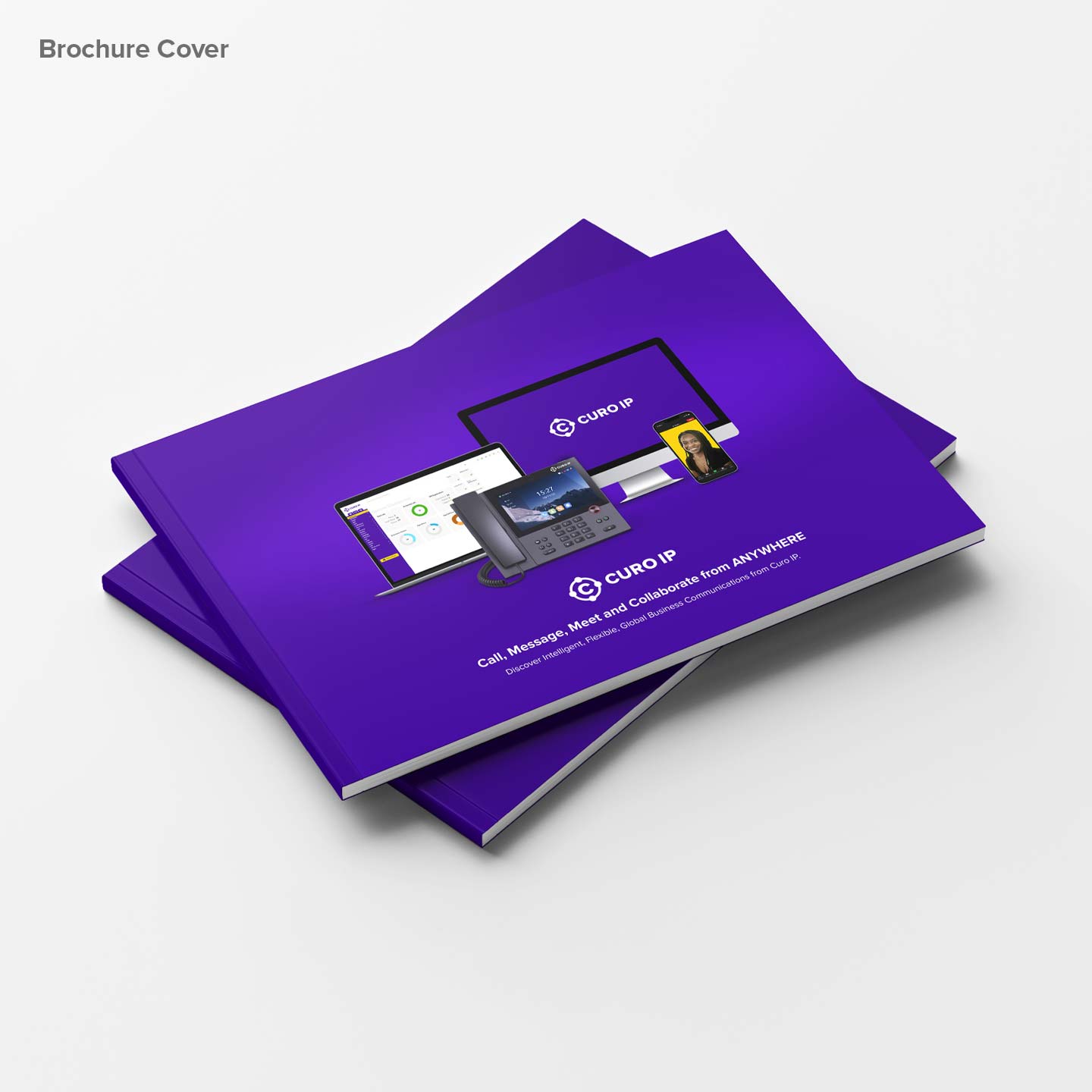 Curo IP brochure designed by Sensation Creative
