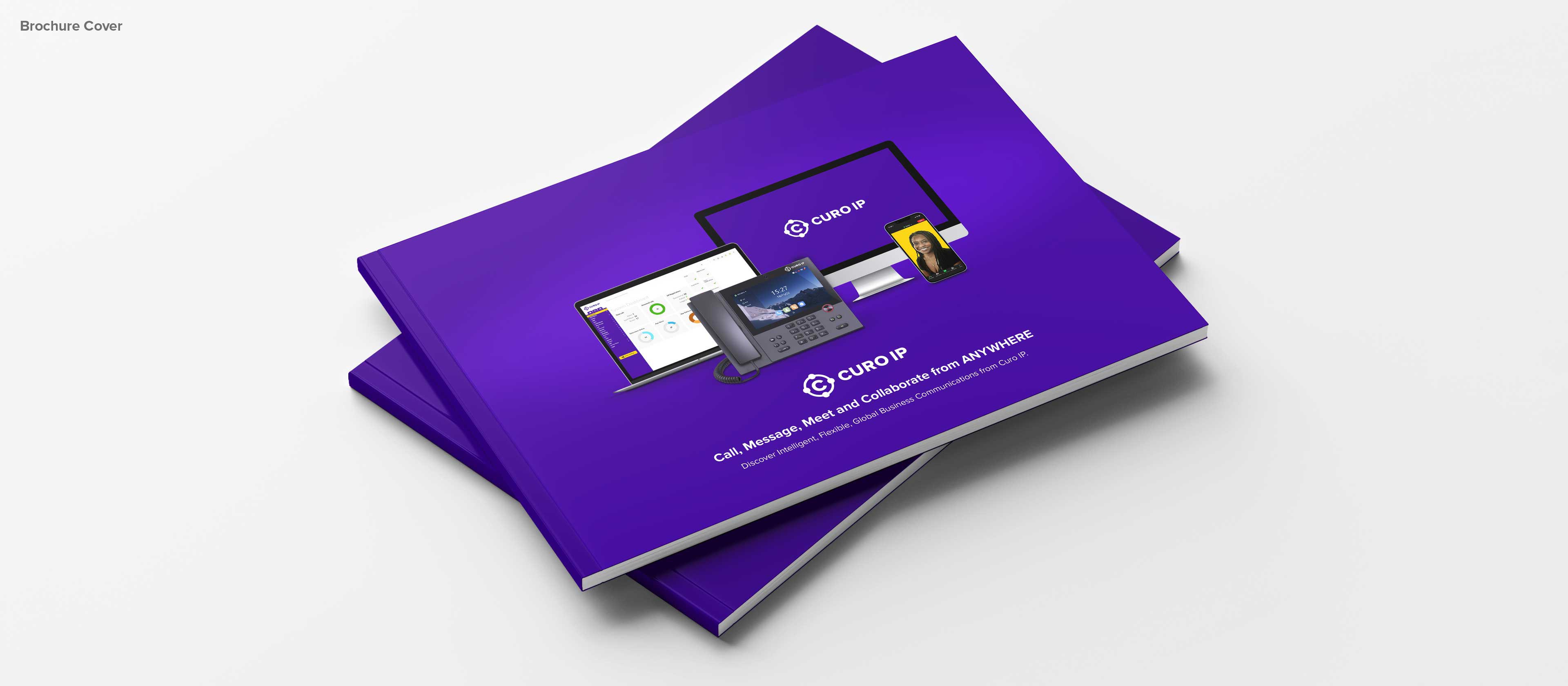 Curo IP brochure designed by Sensation Creative